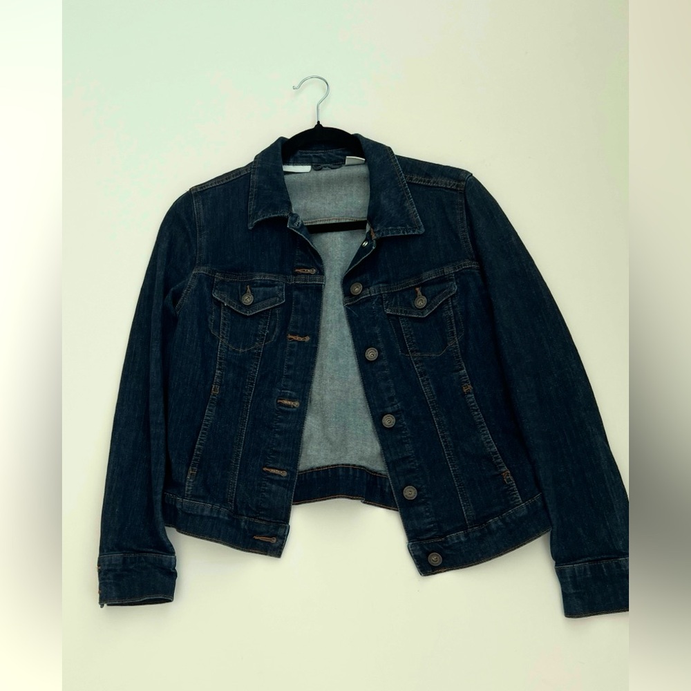 Liz Claiborne Dark Blue Jean Jacket